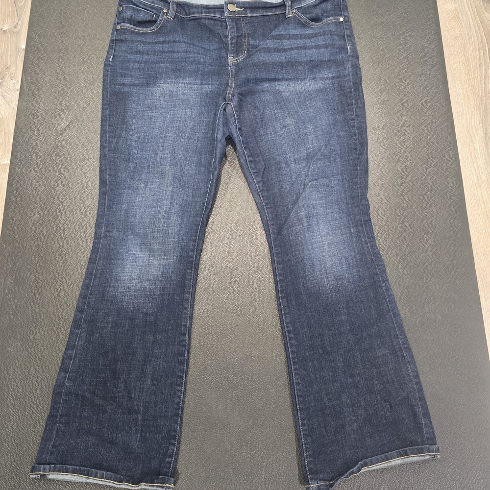 Liverpool Women's Boot Cut Jeans - Dark Blue